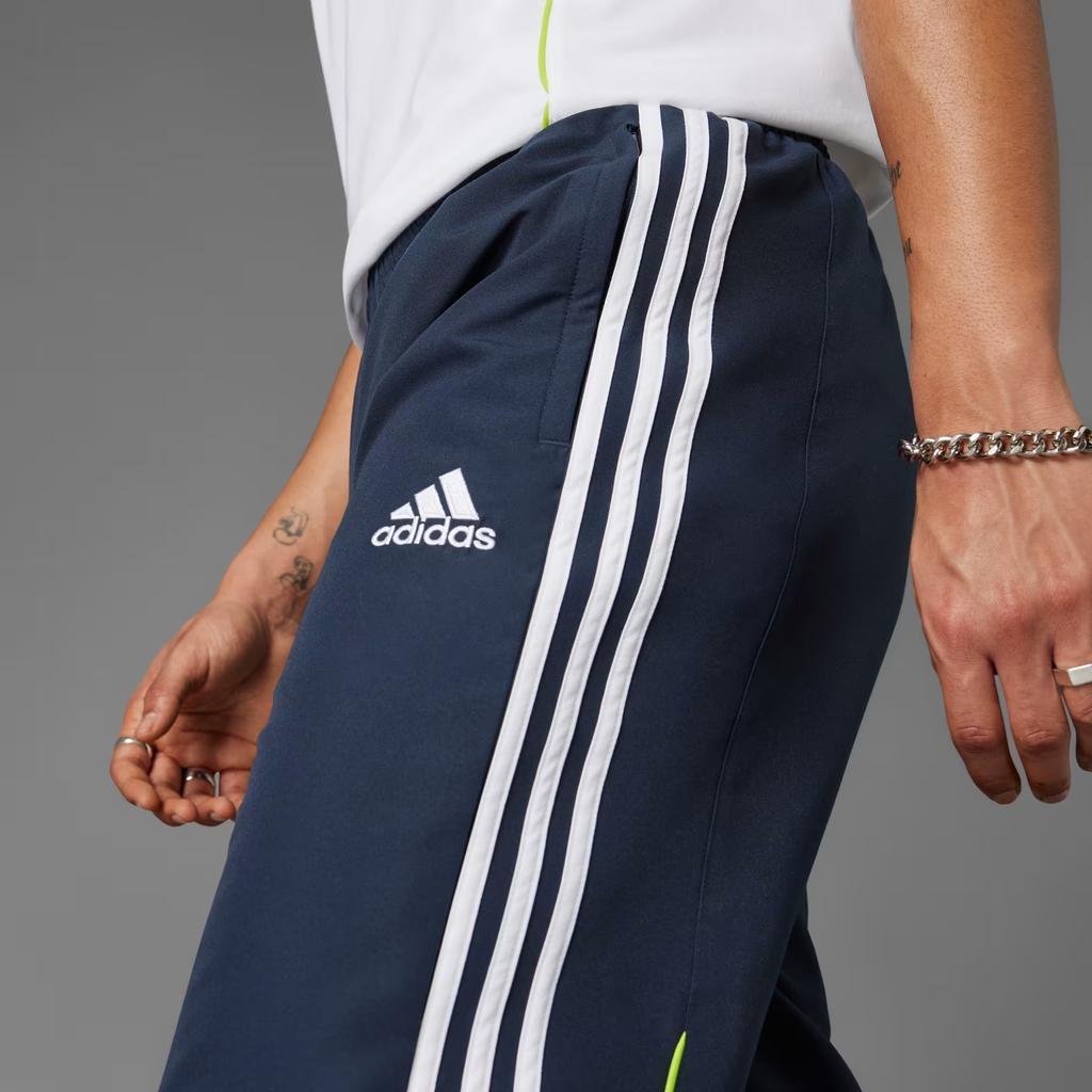 adidas Logo Mid-Rise Cuffed Casual Pants Men Bottoms JF2592