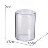 Cylindrical Transparent Box Jewelry Packaging Box Transparent Moisture-proof Jar Round Packaging Jar