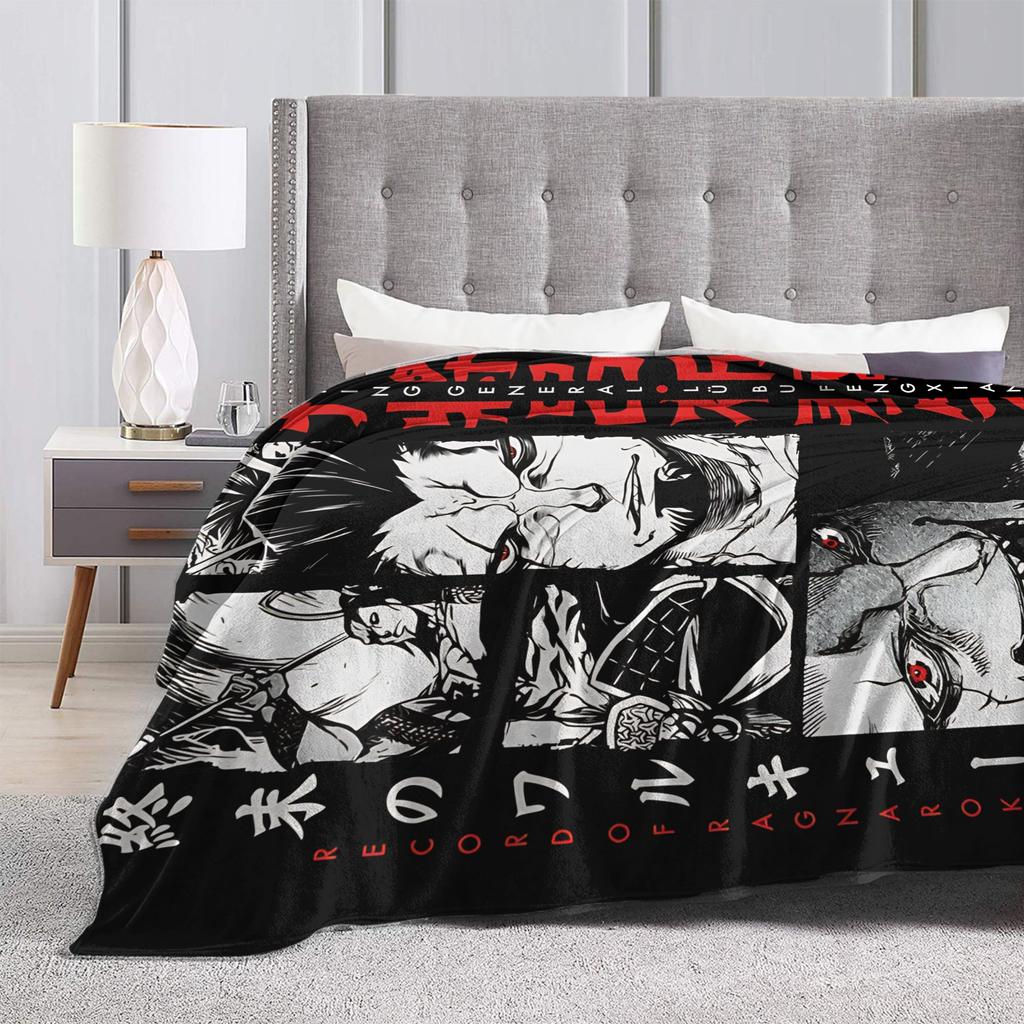Lu Bu Fengxian Record of Ragnarok SHUUMATSU VALKYRIE Flannel Throw Blankets Blankets for Bed Couch Super Warm Bed Rug,