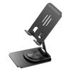 Phone Holder 360 degrees Rotation Height   Foldable Portable Metal Desk Phone Dock Holder for Phone Tablet