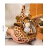 Zoo Animal Plush Toys: Tiger, Giraffe, Leopard, & Lion Dolls - Perfect Children's Gift