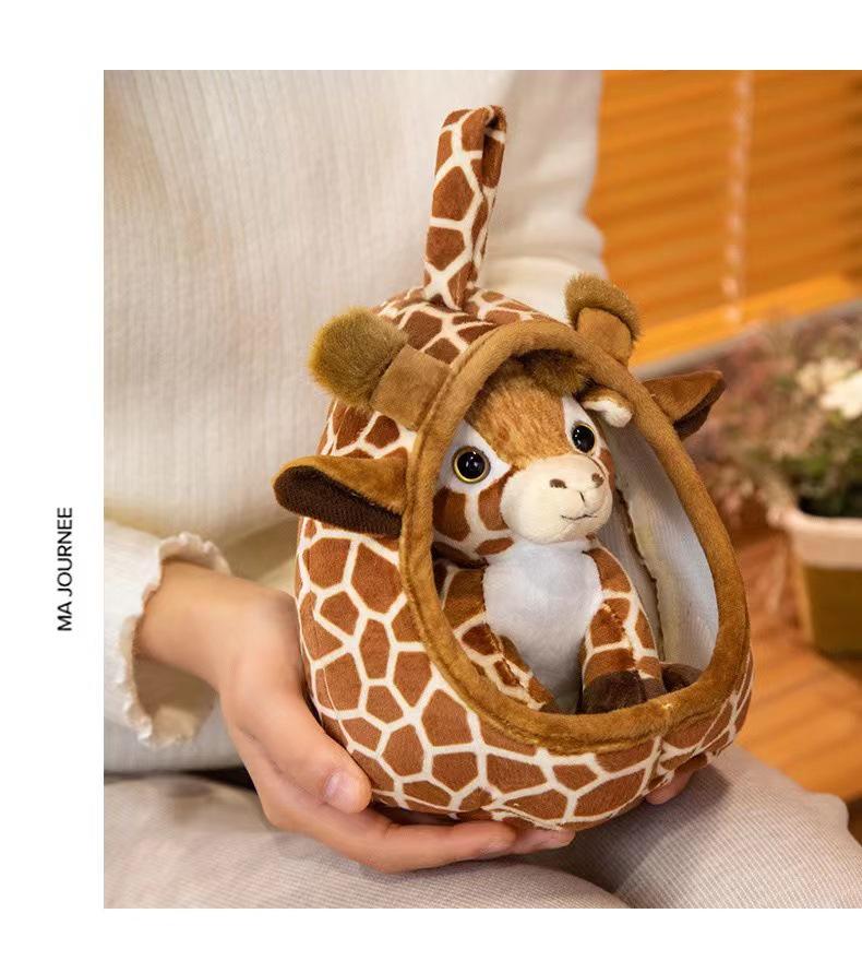 Zoo Animal Plush Toys: Tiger, Giraffe, Leopard, & Lion Dolls - Perfect Children's Gift