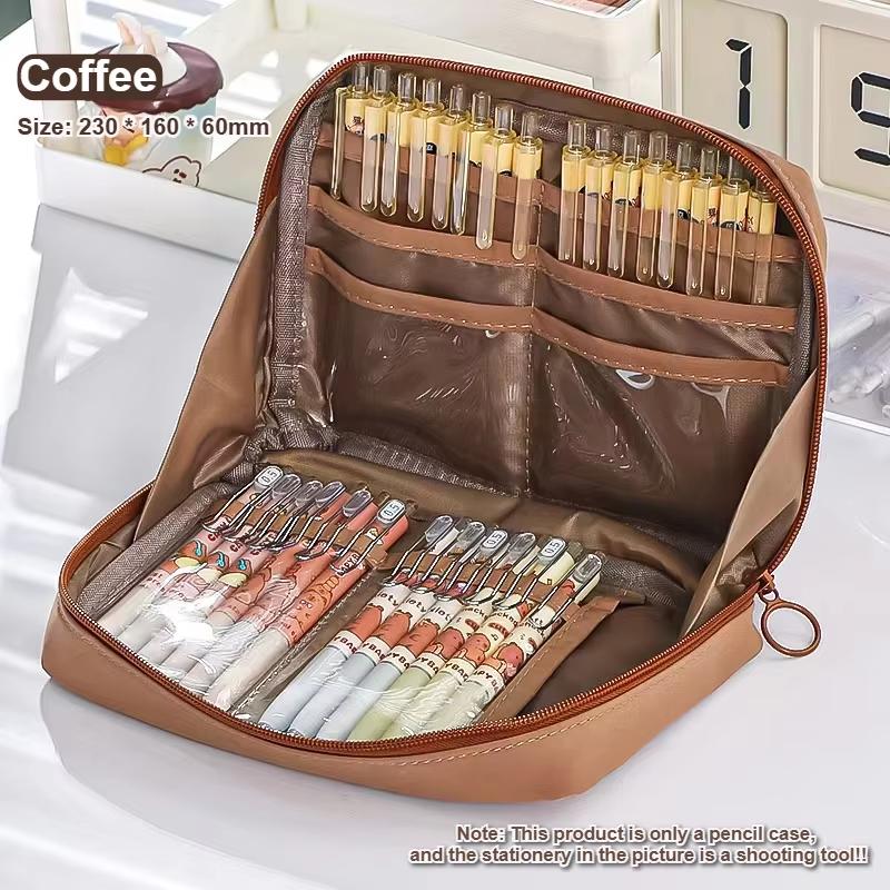 12 Layers Large Capacity Pencil Case Good Looking Multifunctional Classification Storage Stationery Storage Bag 1pc