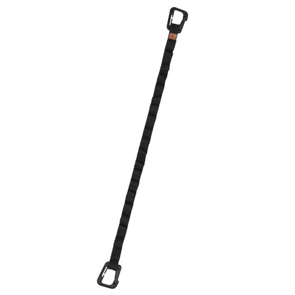 Camping Storage Strap Multifunctional Portable Tent Lanyard Hanging Rope with Hooks for Outdoor Gardens Black L