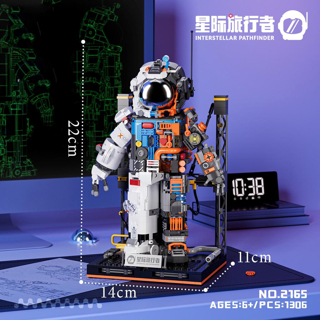 Astronaut Bricks Construction Set Micro Building Blocks Children Toy Adult Building Block Kids Space Mini Toys Decoration Home