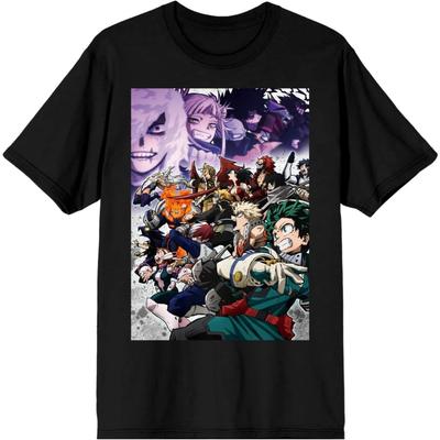 My Hero Academia Season 6 Group Poster Black T-Shirt