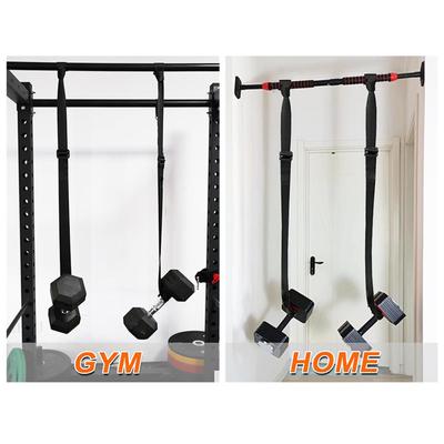 Dumbbell Spotter Haken 2 Stuks Verstelbare Veiligheidstrainingsbanden Barbell Rekbevestiging Voor Vrouwen Mannen Home Gym Bankdrukken