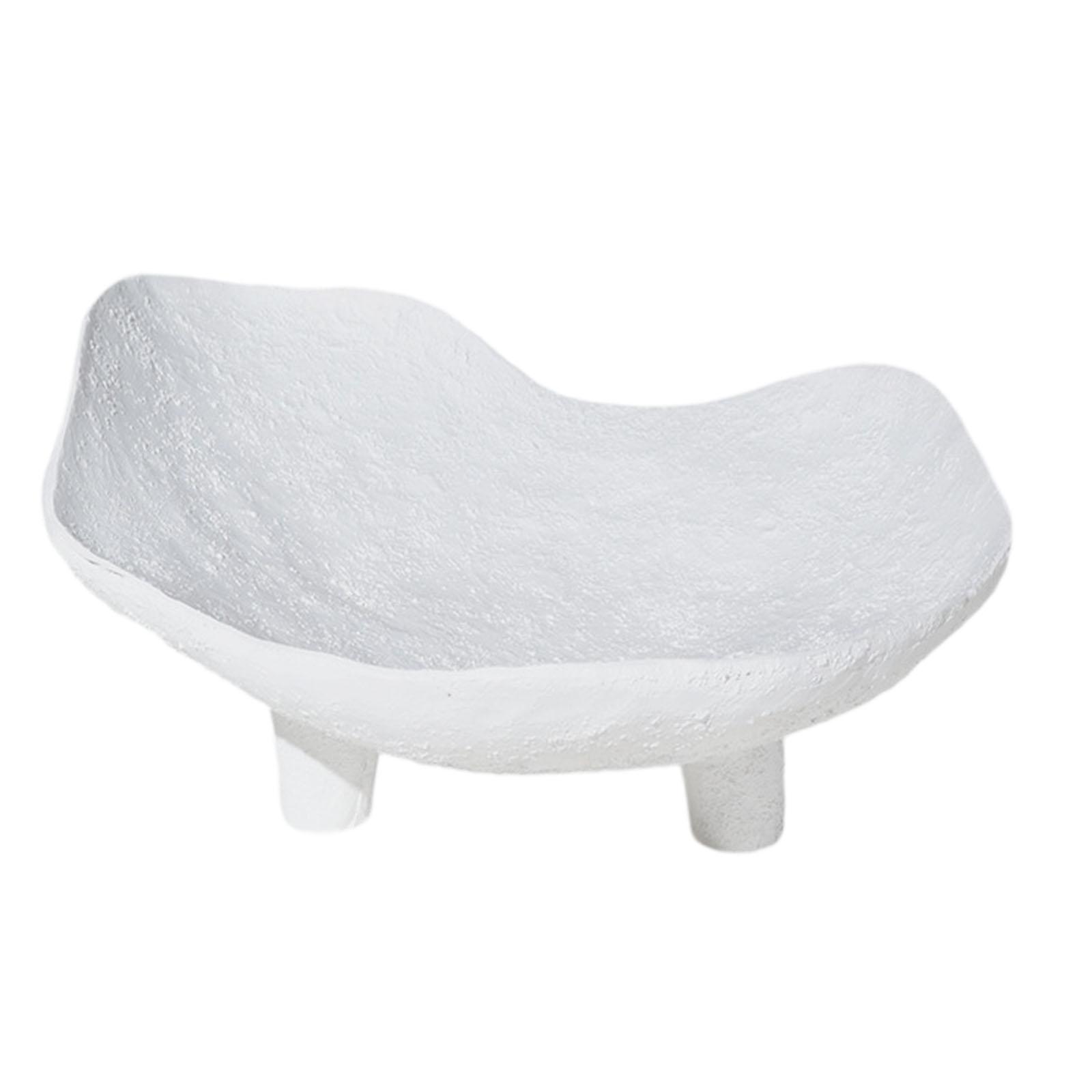 

Фруктовая тарелка Поднос для хранения закусок Универсальное украшение для обеденного стола для вечеринки Кухня белый