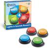 Learning Resources Lights & Sounds Buzzers Answer Buzzer with 4 Types of Lights & Sounds LER 3776