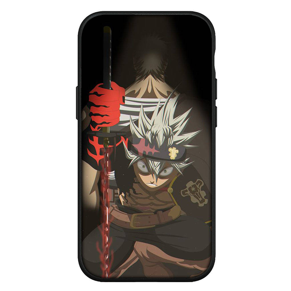 For iPhone 15 14 Xiaomi Redmi Note 13 12 11 Pro Max X 8 7 XR Samsung Galaxy A34 A15 S24 S23 Huawei OPPO A54 Black Clover Yuno Grinbellor Phone Case