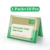 50/30/10PCS Portable Disposable Toilet Seat Covers Type Travel Camping Hotel Bathroom Accessories Paper Waterproof Soluble Water