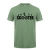 Stunt scooter T Shirt Summer Unisex Short Sleeve Cotton Tshirt Cool Unisex Tshirts JL107