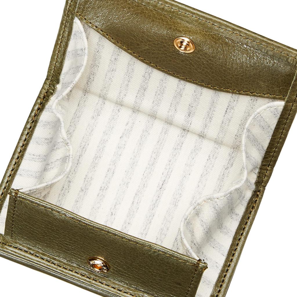 Trifold Wallet Kids Khaki Green [Mozu] No.86070