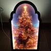 Ornement de Noël Port USB Miroir Hologramme Ambiance Festive Décoration de Noël Scintillante Décoration de Fête à la Maison Décor de Vacances