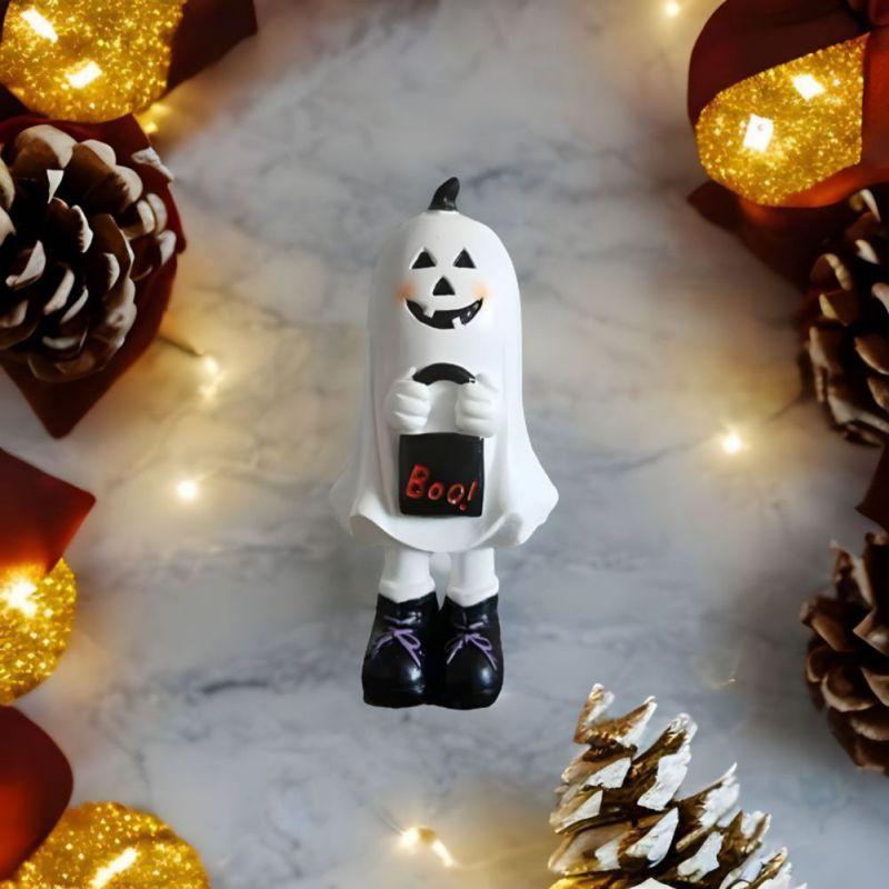 Halloween Cute Ghost Resin Decoration Funny Ornament