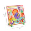 Montessori Wooden Calendar Toy for Kids Time Date Weather Learning Board Educational Clock Preschool Teaching Aid
