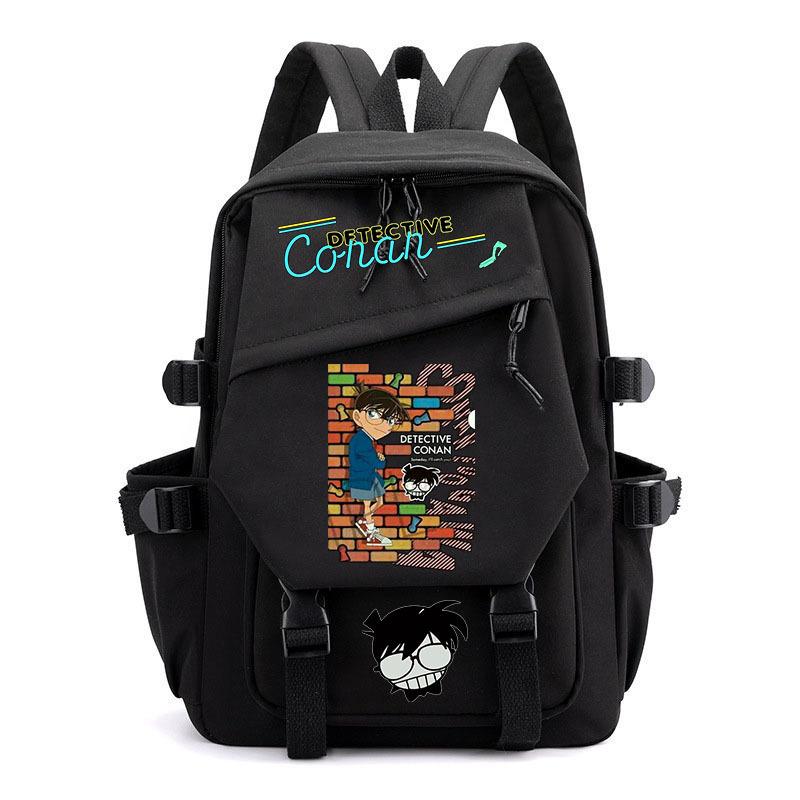 Anime Conan schoolbag children's backpack primary school bag male and female junior high school students college students campus backpack