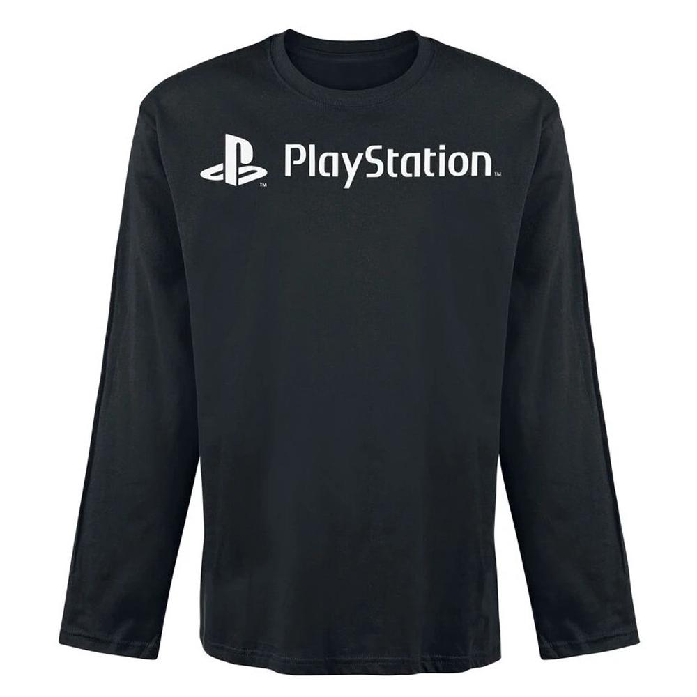 Playstation Unisex Adult Logo Long-Sleeved Sweatshirt