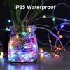 USB Dimmable Copper Wire String Fairy Lights with Remote Control for Bedroom Ceiling Christmas New Year Indoor Home Party Decor