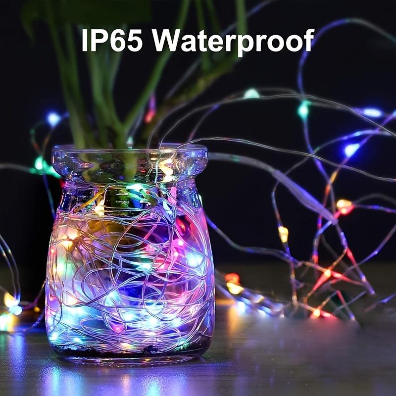 USB Dimmable Copper Wire String Fairy Lights with Remote Control for Bedroom Ceiling Christmas New Year Indoor Home Party Decor