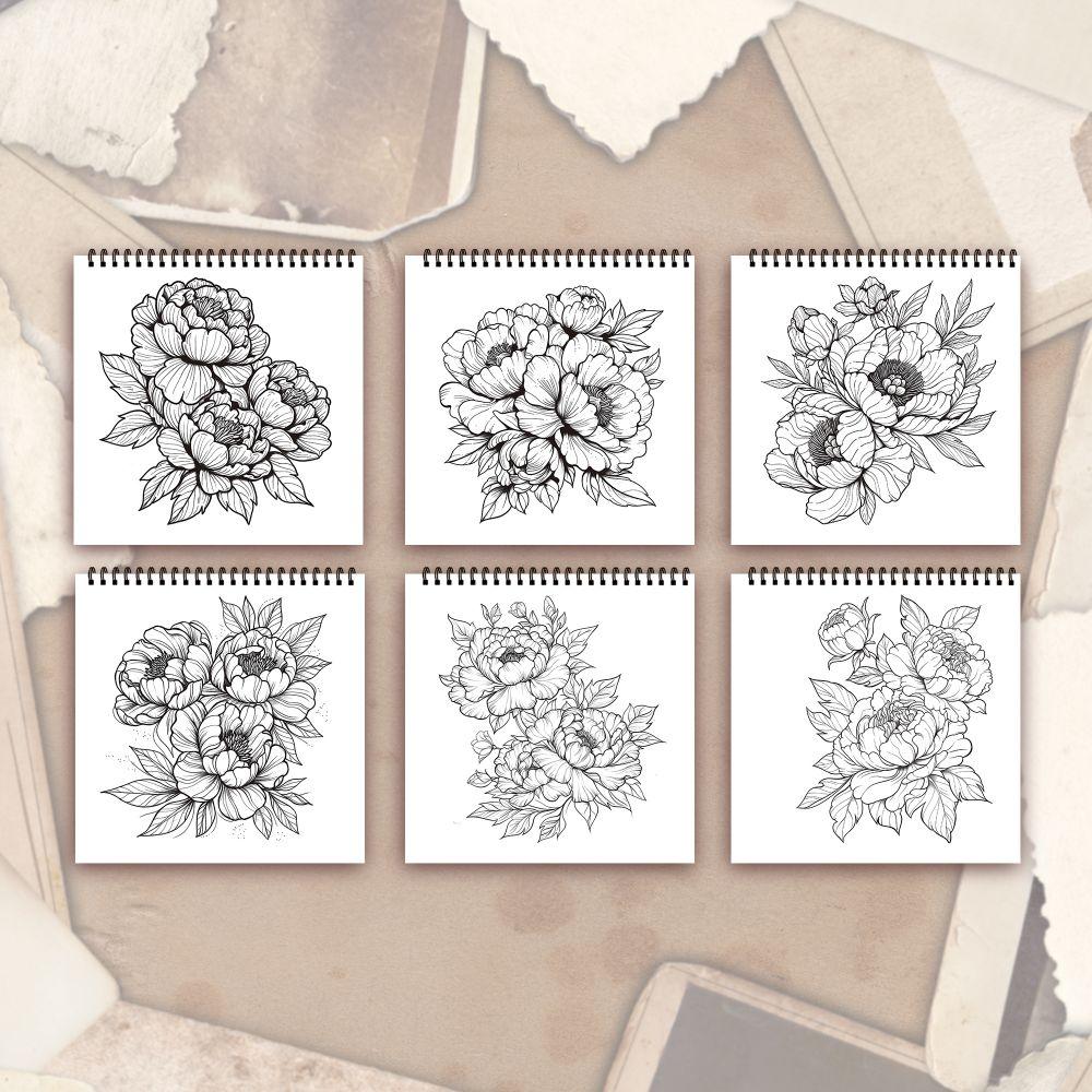 30 Sheets Adult Spiral Colouring Book, 8.3x 8.3 inch 100gsm Thick Paper, Perfect for Back to School Gifts, Halloween Gifts