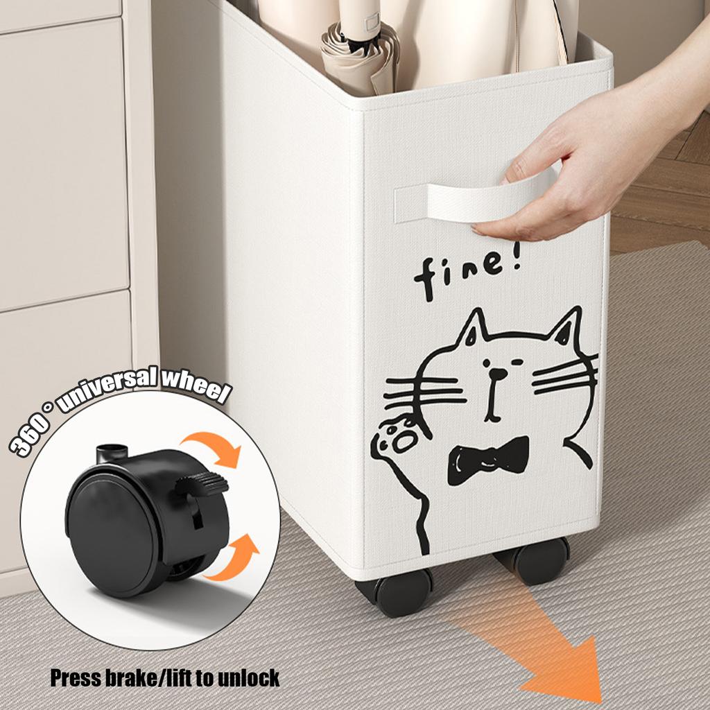 Organizer na kółkach do przechowywania pod biurkiem z kółkami do biura, szkoły, domu, na torby na laptopa, książki, teczki