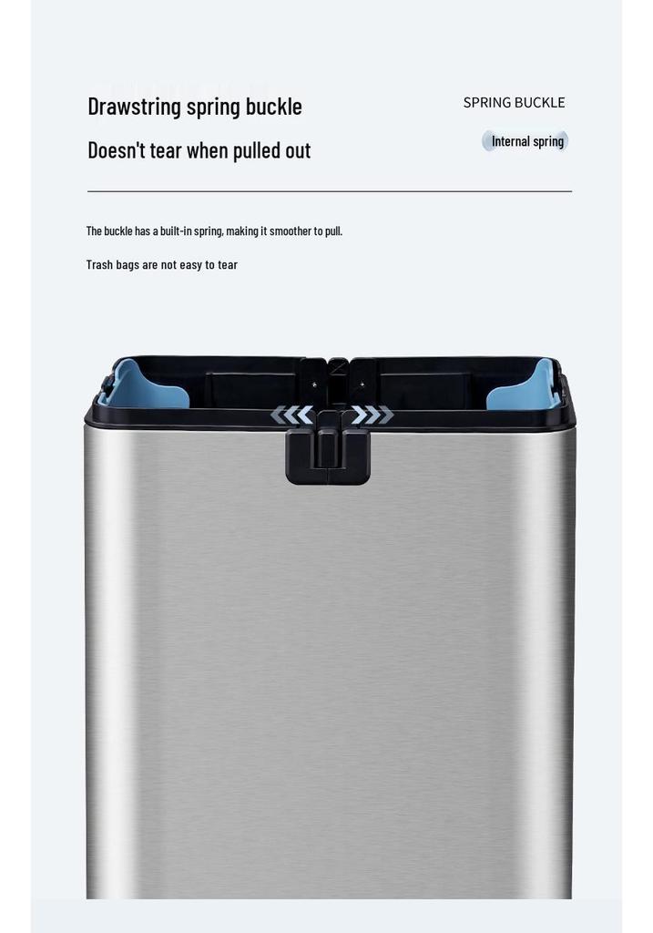 Automatic Large Smart Sensor Trash Can with Lid for Kitchen, Bathroom, Office, and Living Room