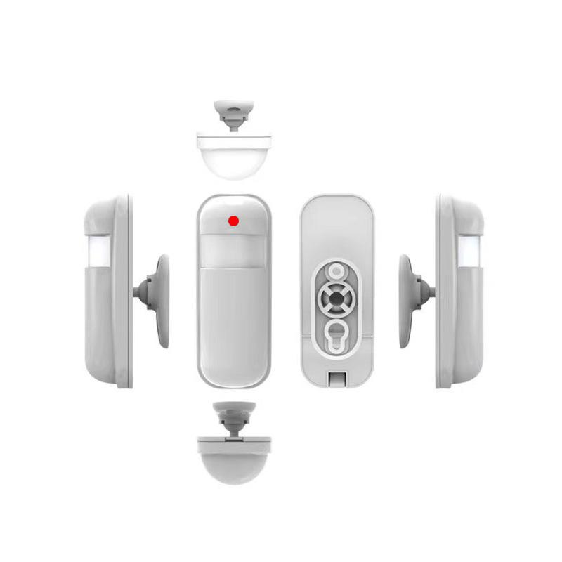 Wireless 433MHz Wide-Angle Infrared Human Sensor Alarm Detector