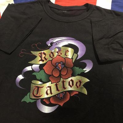 ROSE TATTOO BAND ROCK N ROLL GIFT FOR FAN Full Size S-5XL Unisex T-Shirt