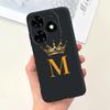 For Infinix Hot 40 Case Infinix Hot 40i Cute Crown Letters Back Cover Phone Case For Infinix Hot 40 Pro Hot40 Hot40i Soft Fundas