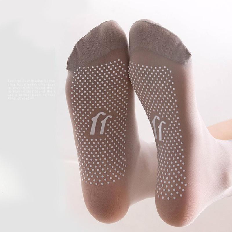10/20 Pairs Women Summer Socks Silicon Snag-Resistant Non-Slip Grip Mesh Breathable Nylon Socks Ultra Thin Comfort Summer Socks