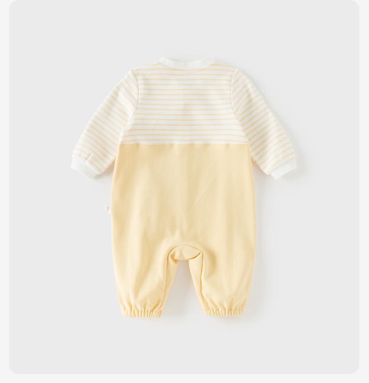 David Bella Women's Knitted Climbing Clothes Spring Clothes New Baby Antibacterial and Mite proof Cotton jumpsuit