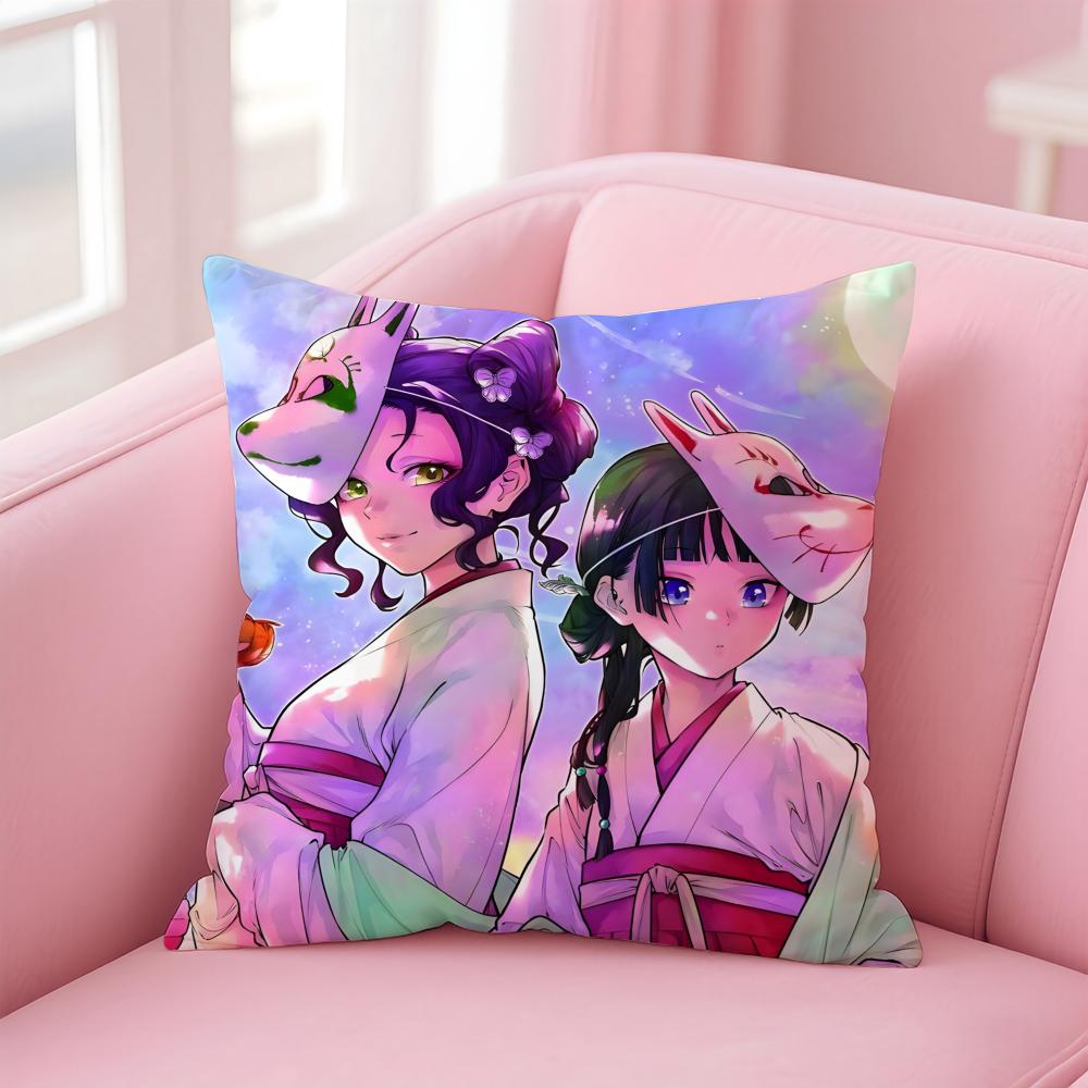 Anime Healing The AApothecary DDiaries Cushion Cover Pillow Case Soft Skin Friendly Fabric Comfort  Concealed Zipper