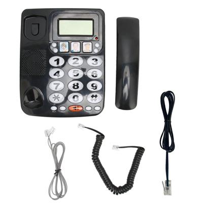 Kablolu Telefon Çift Port Net Ses Son Numarayı Tekrar Arama Sessiz Fonksiyonu Ses Ayarlanabilir Masaüstü