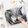 Frame Painting By Numbers Kits Wolf Animals Diy Crafts Picture With Numbers Acrylic  Painting For Home Decors 40x50