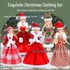 11-inch Barbie Doll Fashion Christmas Dress Set - 30cm Holiday Clothing Series