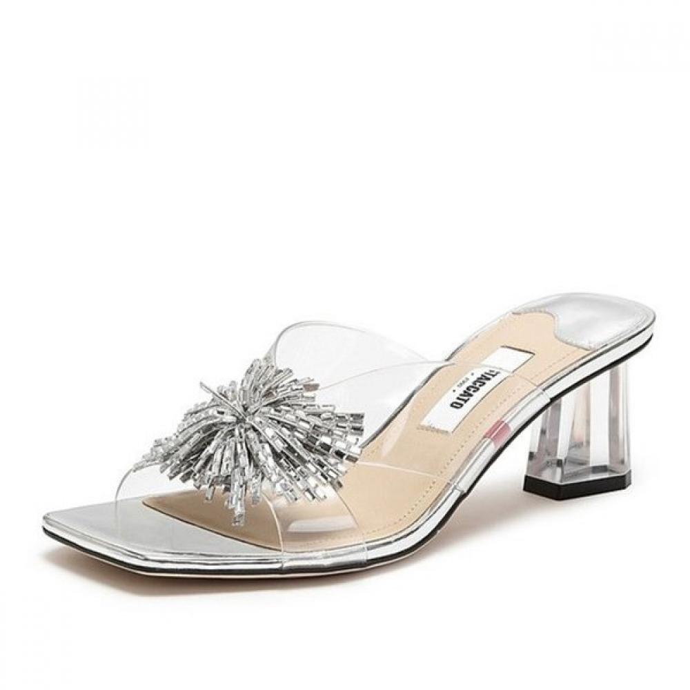 Staccato Women Mule Ec403 SANBAL1_EC403_26SSIL/220