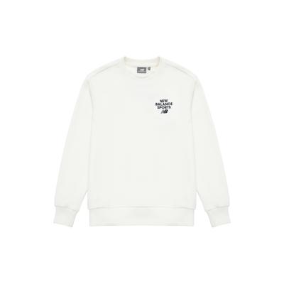 New Balance Sportswear Sweatshirt Asia Sizing 'White' Unisex 5CD12023-IV