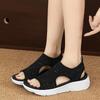 Große Größe Sommer Damen Sandalen Damen Wedges Strandsandalen Slip-On Damenschuhe