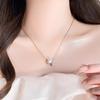 Shijia pearl necklace women's niche design sense fashion temperament collarbone chain neck chain sweater chain bead chain