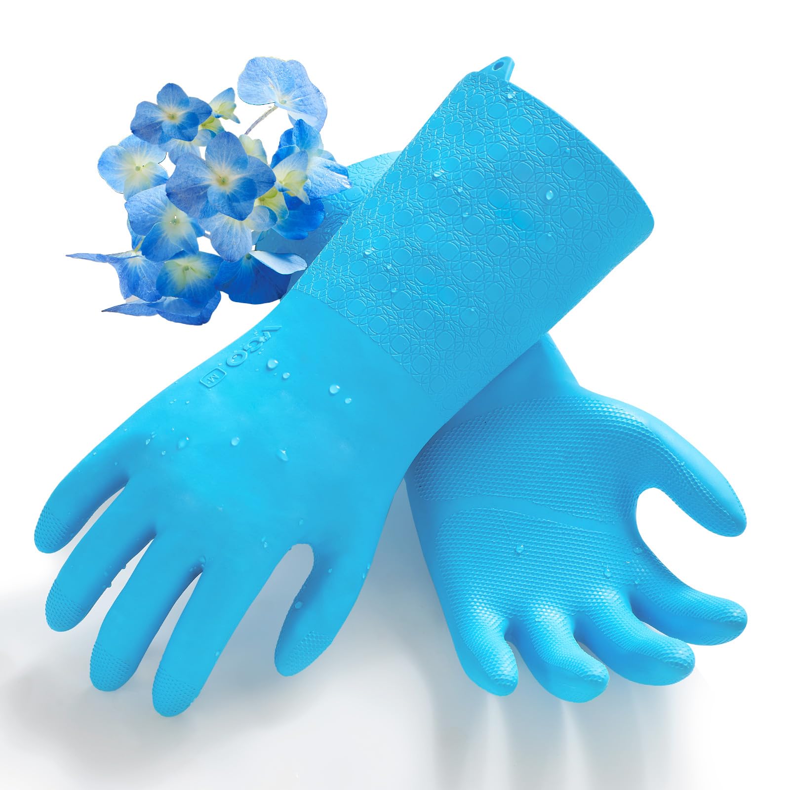 

Certified to FDA 3x Durable for Meat and Dishwasher Safe TP1117 [Vgo...] OEKO-TEX® (-30°C 100°C) Food-Grade TPE, Processing, Kitchen, Baking, (Blue, синій