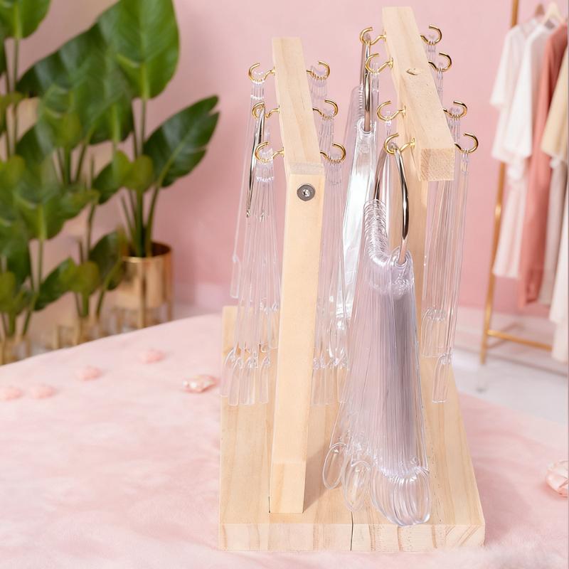 T/L-Shaped False Nail Art Color Card Display Stand Gel Polish Template Nail Art Tips Sample Stand Nail Polish Practice Shelf