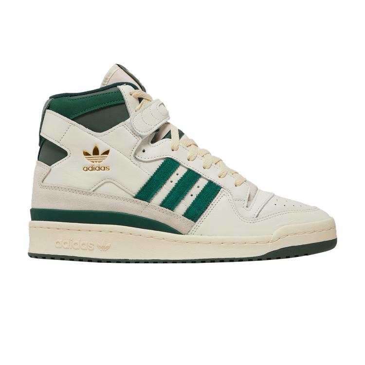 adidas Forum 84  Off White Dark Green  35.5