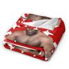 Funny Barry Wood Meme Christmas  Blanket Multiple Sizes Warm Cozy Fluffy  Throw Blankets for Couch Sofa and Bed