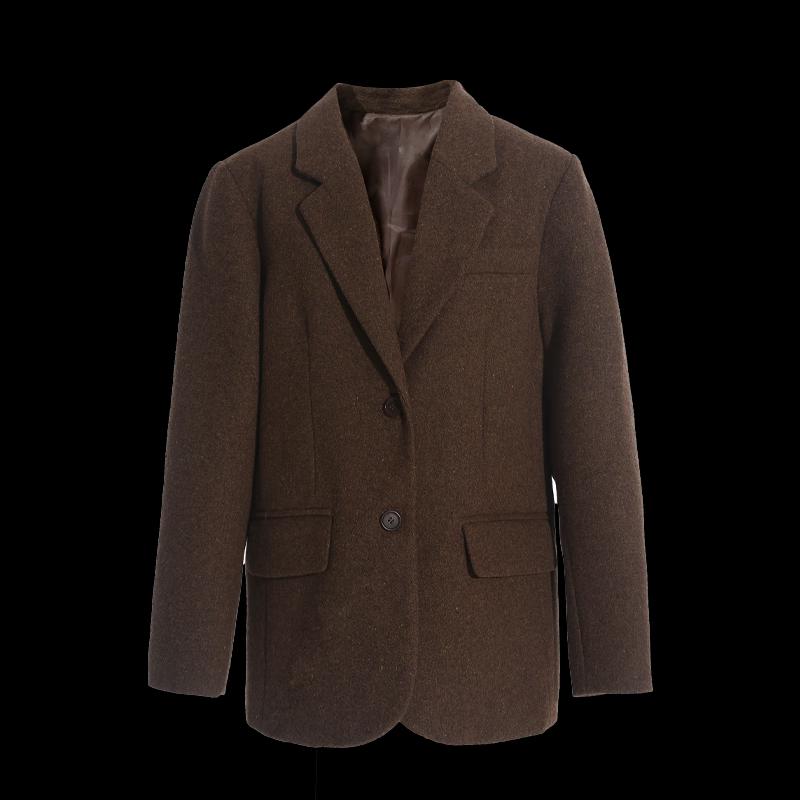 Women's Retro Wool Blend Blazer