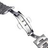 Solid Stainless Steel Watch Strap for Panerai Luminor PAM441 PAM111 Series 22mm 24mm Arc Interface Solid Metal Silver Watchbands