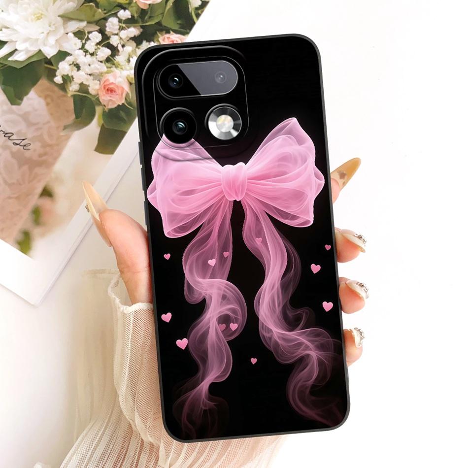For Realme 16 Pro+ 16Pro Cute Cat Flower Cartoon Phone Case For Realme 16 Pro Plus 5G Soft Silicone Covers Bumpers