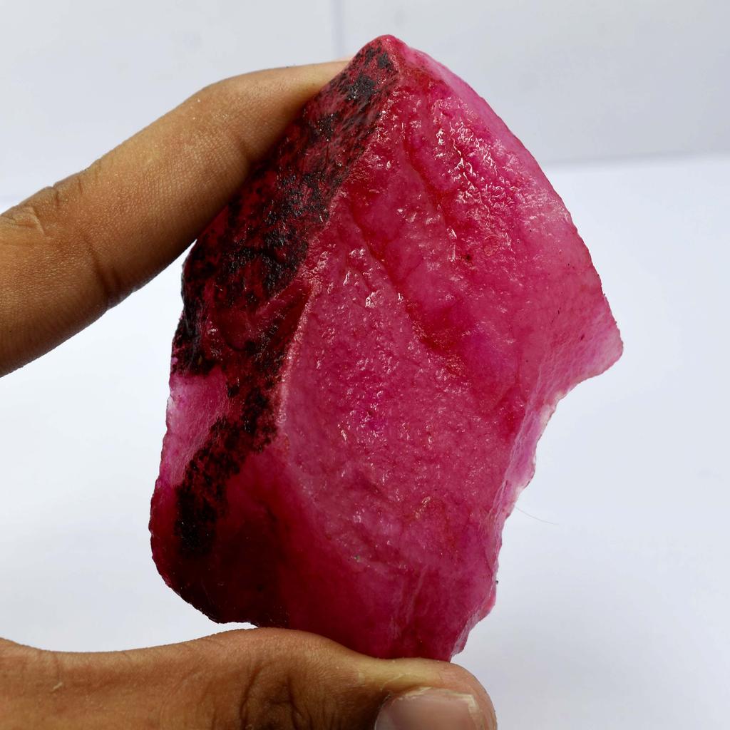 NATURAL Pinkish Ruby UNCUT ROUGH Huge Size 583.35 Ct CERTIFIED Loose Gemstone AM-245