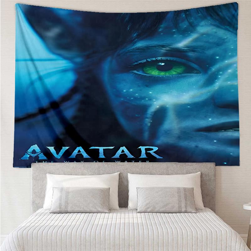 Avatar Print Tapestry, Backdrop, Easy Setup, Ideal for Bedroom, Office & Living Room, with Aesthetic Wall Hanging Decor.