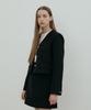 The Penny Cuffs Tweed Jacket- Black